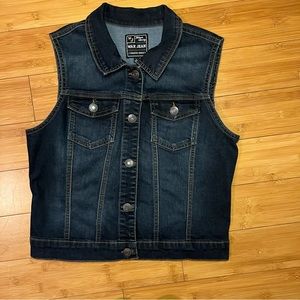 Wax Jean Denim Vest